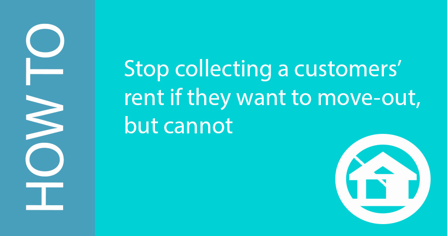 How to stop collecting a customers