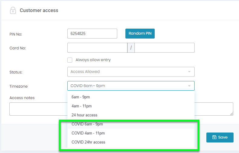 Allowing in essential services only setup in Storman Cloud