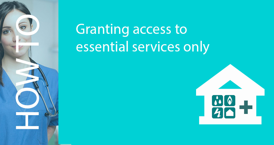 essential services only