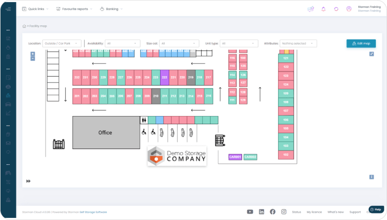 Interactive Facility Map