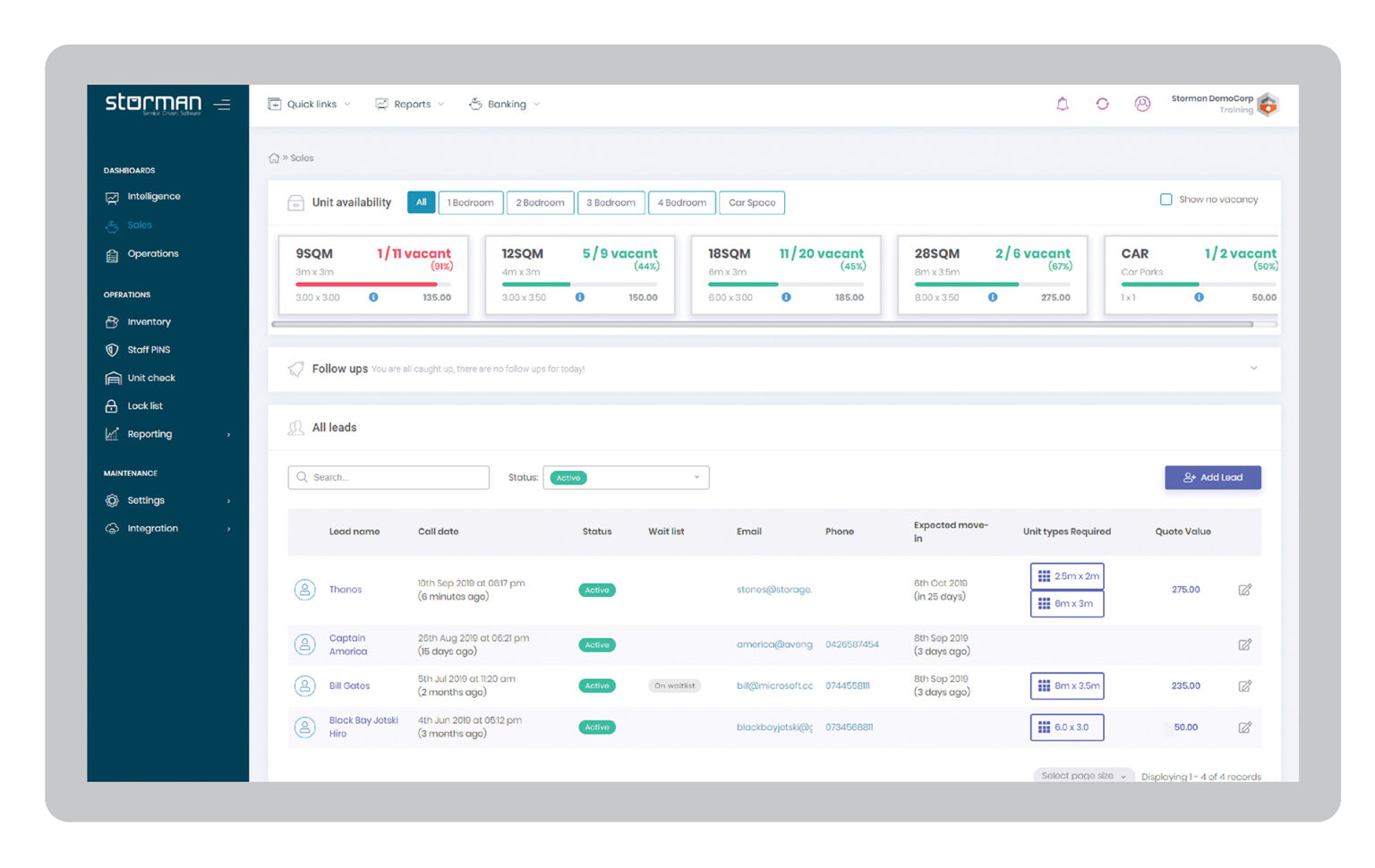 Stormank Module Storman Cloud - Storman Software