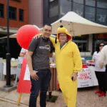 Nga at the Cure Kids NZ fundraiser event with All Secure Self Storage