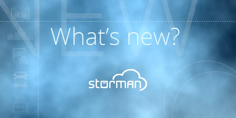 Whats new in Storman Cloud